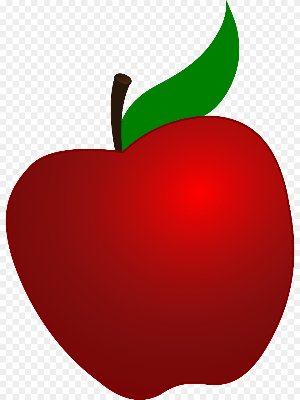 Heartplantapple Cartoon Apple, Food, Fruit, Plant, Produce Png