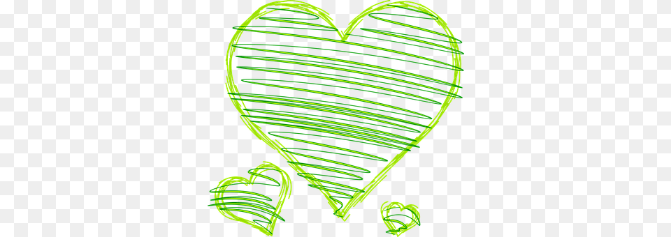 Hearts Light, Green, Heart Png