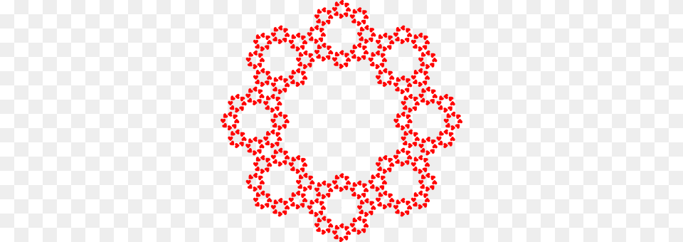 Hearts Pattern, Accessories, Fractal, Ornament Free Transparent Png