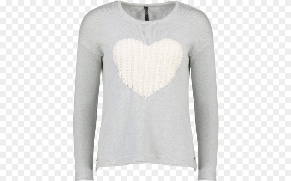 Hearts And Crafts Sweater Moon Long Sleeved T Shirt, Clothing, Long Sleeve, Sleeve, T-shirt Png Image