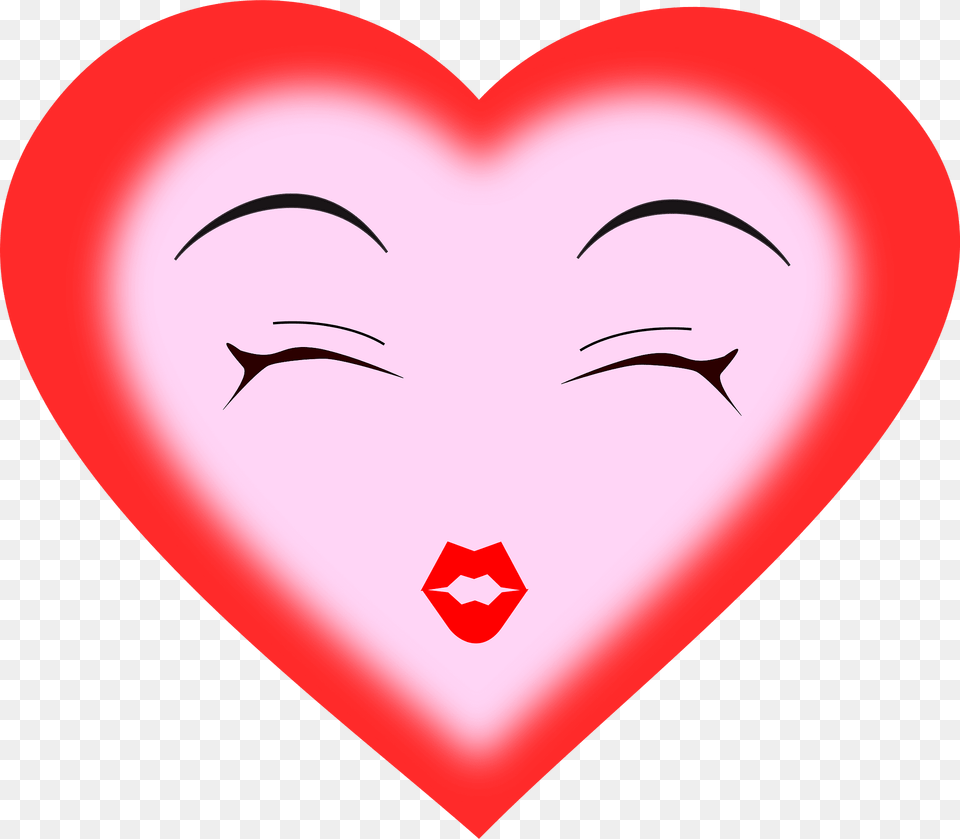 Hearts Clipart, Heart, Face, Head, Person Free Png