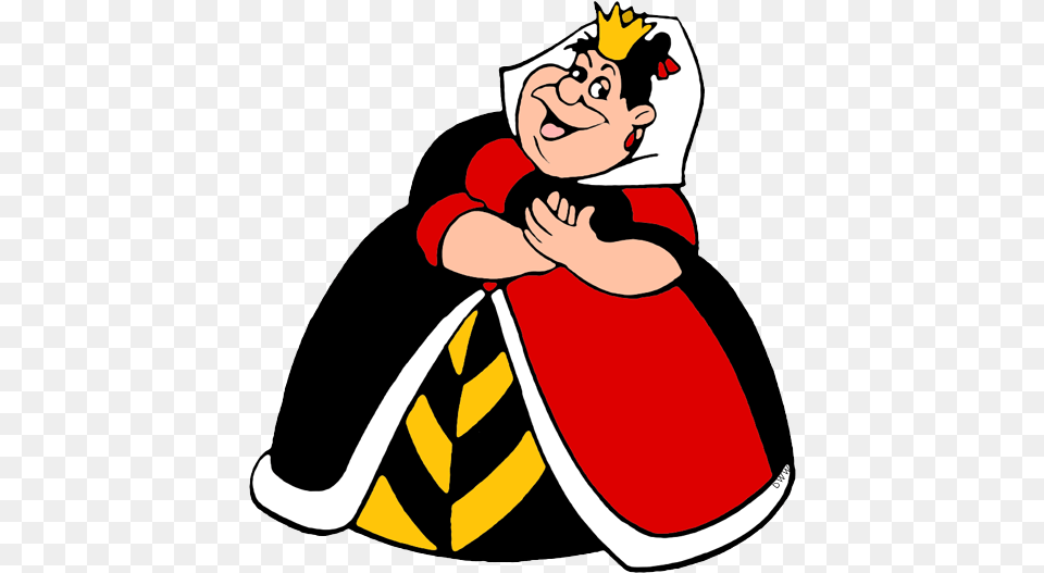 Hearts Clipart King And Queen Pencil And In Color Hearts Alice In Wonderland Queen Of Hearts Cartoon, Baby, Person, Face, Head Free Png