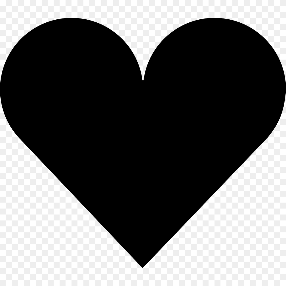 Hearts Clipart Plain Love, Gray Png