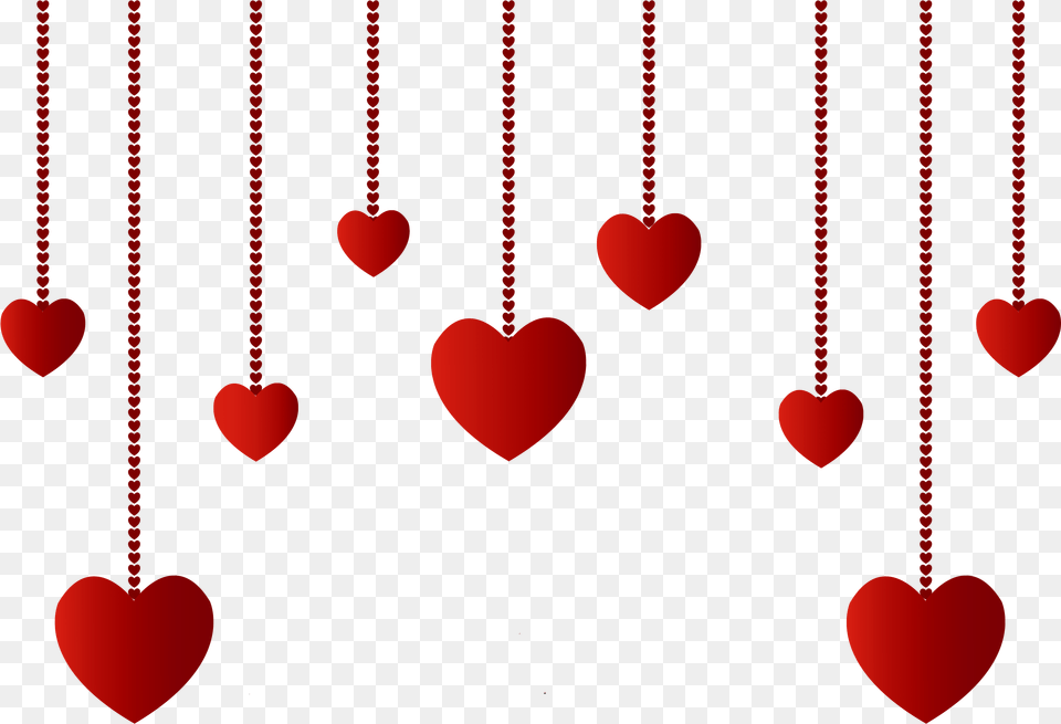 Hearts Clipart String Heart Transparent Background Valentines Day Clipart, Symbol Png