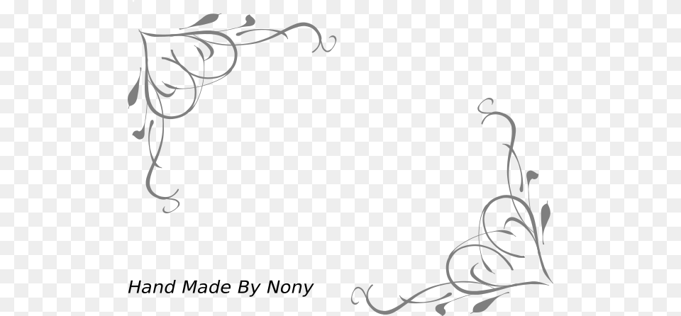 Hearts Corner Vector, Art, Floral Design, Graphics, Pattern Free Png Download