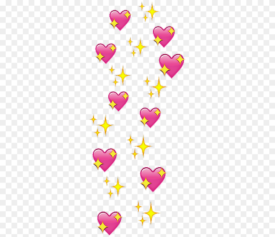 Hearts Cute Sparkles Heart Pretty Aesthetic Pink Heart Wallpapers Aesthetic, Symbol Free Transparent Png