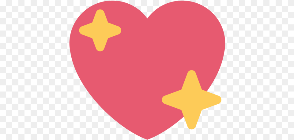 Hearts Emoji Transparent For Android Sparkle Heart Emoji, Symbol Free Png