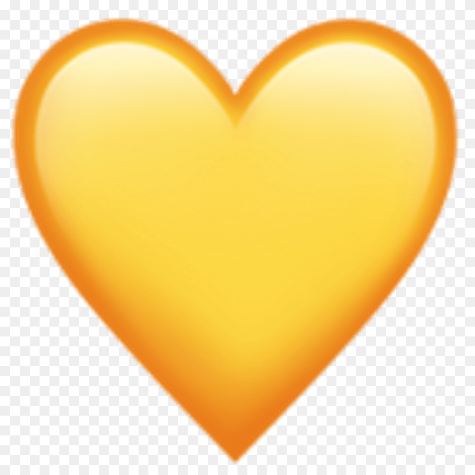 Hearts Emoji Yellow Heart Emoji Background, Balloon Free Transparent Png