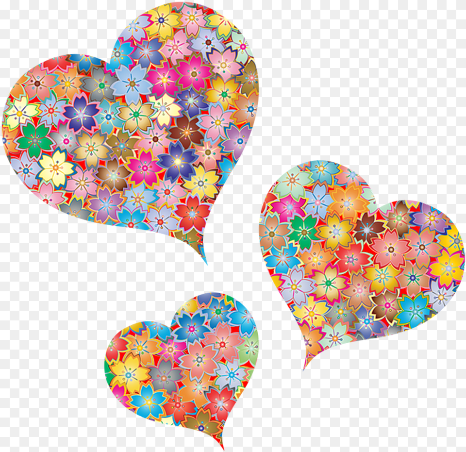 Hearts Flowers Woman Hearts Flowers In Heart Photo, Symbol, Pattern Png