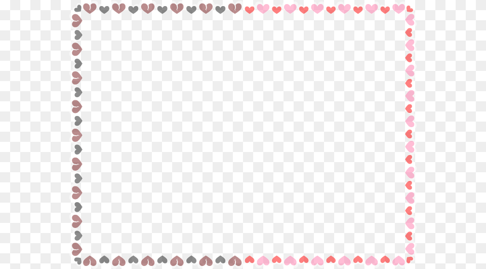 Hearts Frame For Preview Hearts Frame, Home Decor, Blackboard Free Png Download