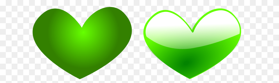 Hearts Free Stock Photo Illustration Of Green Hearts, Heart, Astronomy, Moon, Nature Png Image
