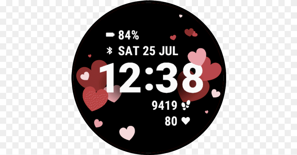 Hearts Garmin Connect Iq Girly, Number, Symbol, Text, Disk Free Png