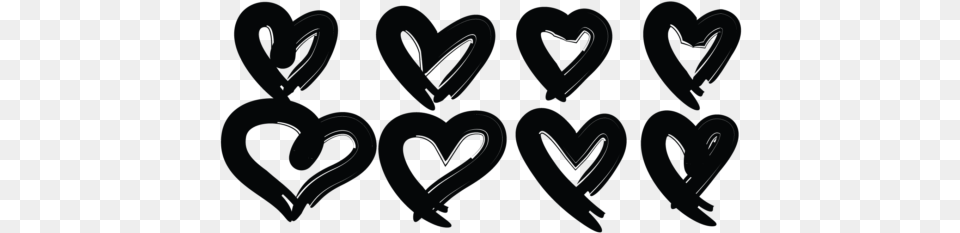 Hearts Hand Drawn For Love Graphic Elements Graphics, Heart, Blackboard Free Png