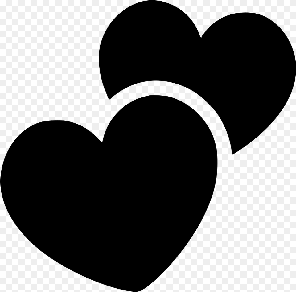 Hearts Heart, Stencil, Silhouette Png Image