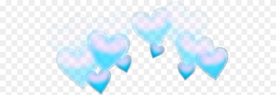 Hearts Heart Blue Pink Crown Heart, Teeth, Person, Mouth, Body Part Png Image