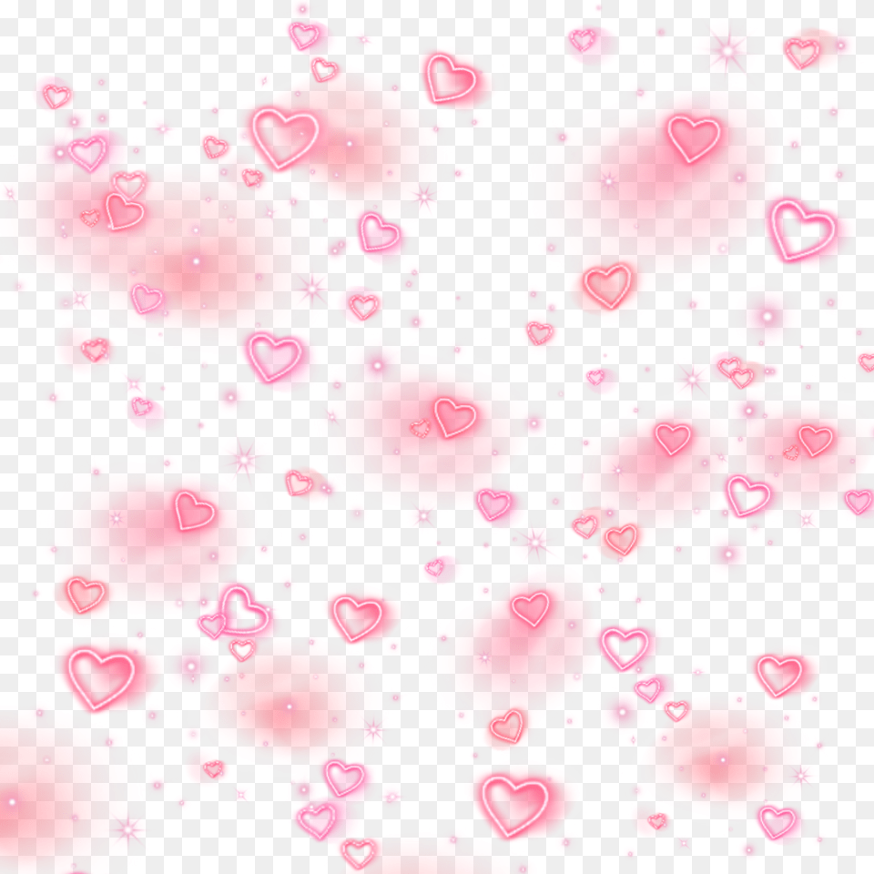 Hearts Heart Brush Freetoedit Hearts Brush, Flower, Petal, Plant, Art Free Png Download