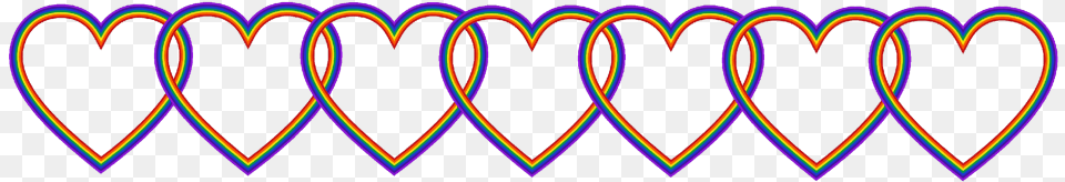 Hearts Heart Rainbow Heart, Purple, Pattern, Light, Accessories Free Transparent Png