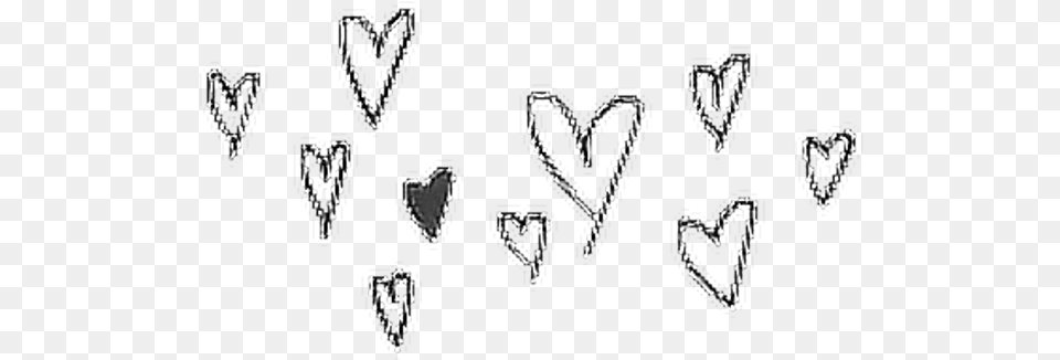Hearts Heart Tumblr Aesthetic Cool Cute Kawaii Black Heart, Blackboard, Accessories, Diamond, Gemstone Png