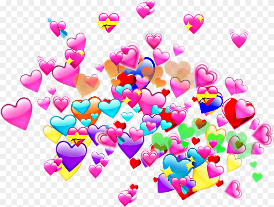 Hearts Heart Tumblr Heart Emoji Meme, Food, Sweets Free Transparent Png