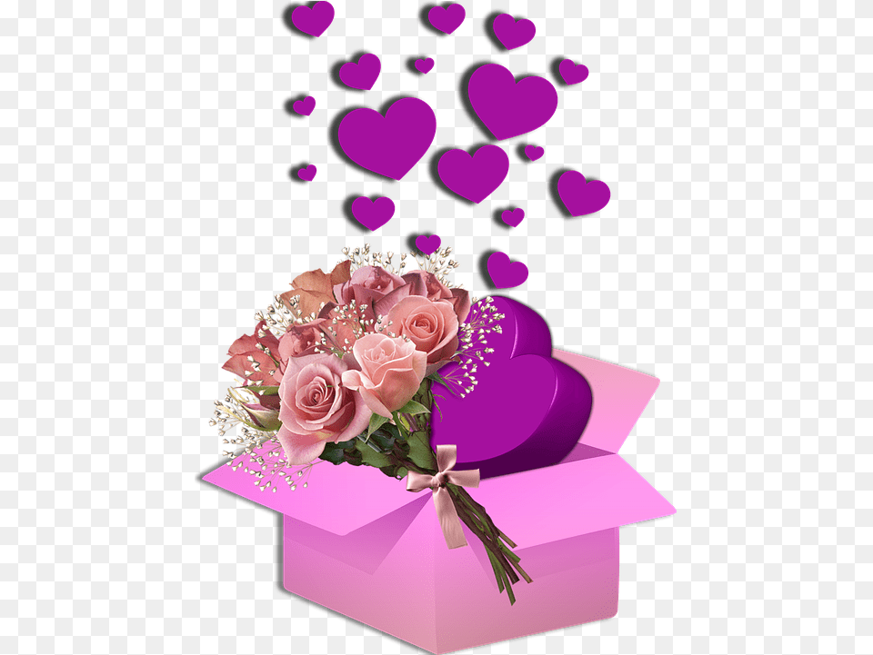 Hearts Image Love Image On Pixabay Heart Good Morning My Love, Flower, Flower Arrangement, Flower Bouquet, Plant Free Png Download