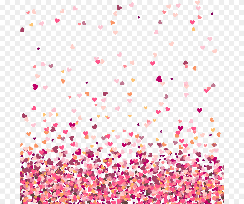 Hearts Love Background Love Ftestickers Confeti Rosas, Flower, Paper, Petal, Plant Free Png Download