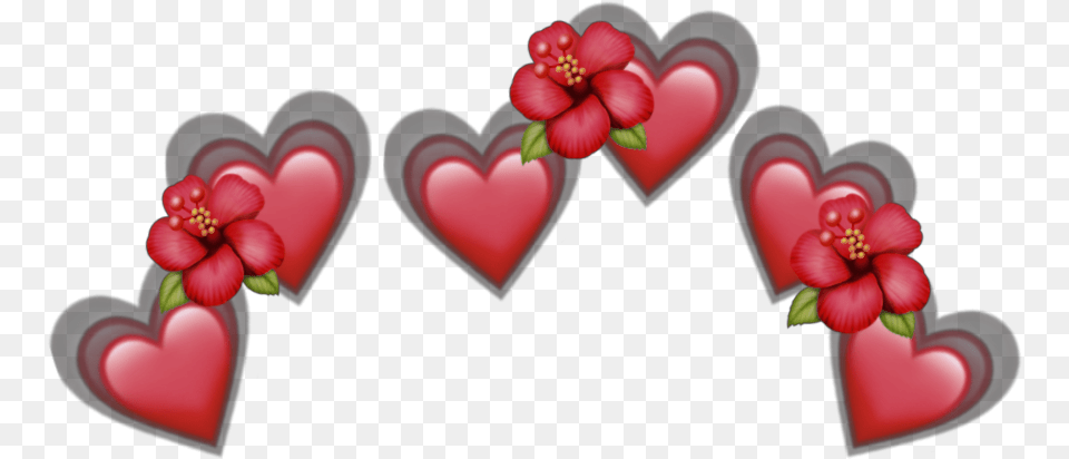 Hearts Purple Heart Emojis, Flower, Petal, Plant Png Image