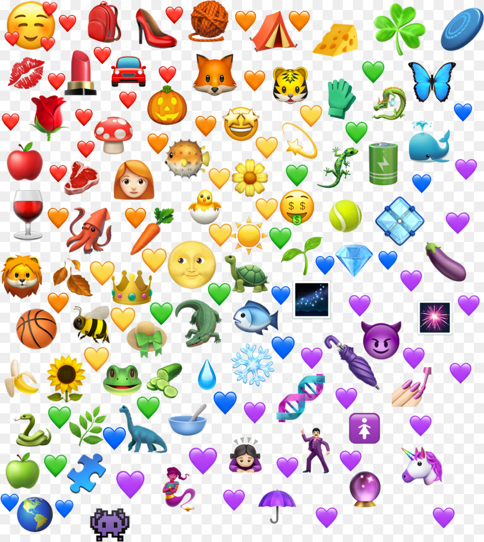 Hearts Rainbowhearts Rainbow Emoji Emojis Emojistickers Rainbow Emojis, Ball, Tennis Ball, Tennis, Sport Free Transparent Png