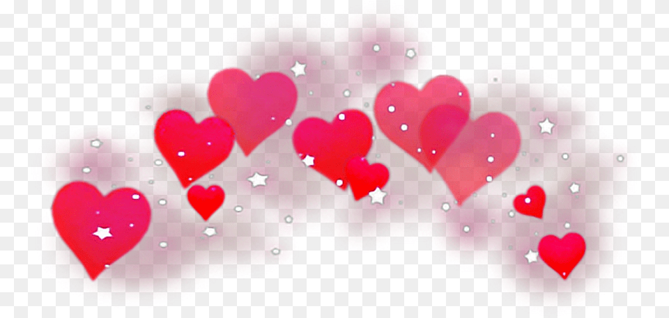 Hearts Red Redhearts Sparkles Heartcrown Freetoedit Black Heart Crowns Free Png Download