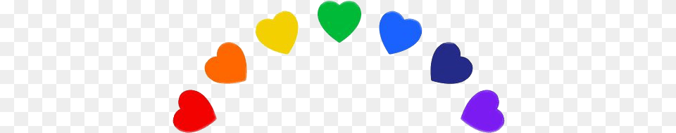 Hearts Sticker Rainbow Tumblr Hearts, Flower, Petal, Plant Free Transparent Png