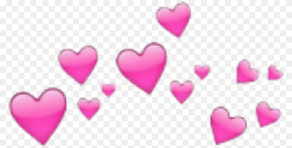Hearts Tumblr Cute Pink Heart Love Heart Emoji Meme, Flower, Petal, Plant Free Png Download