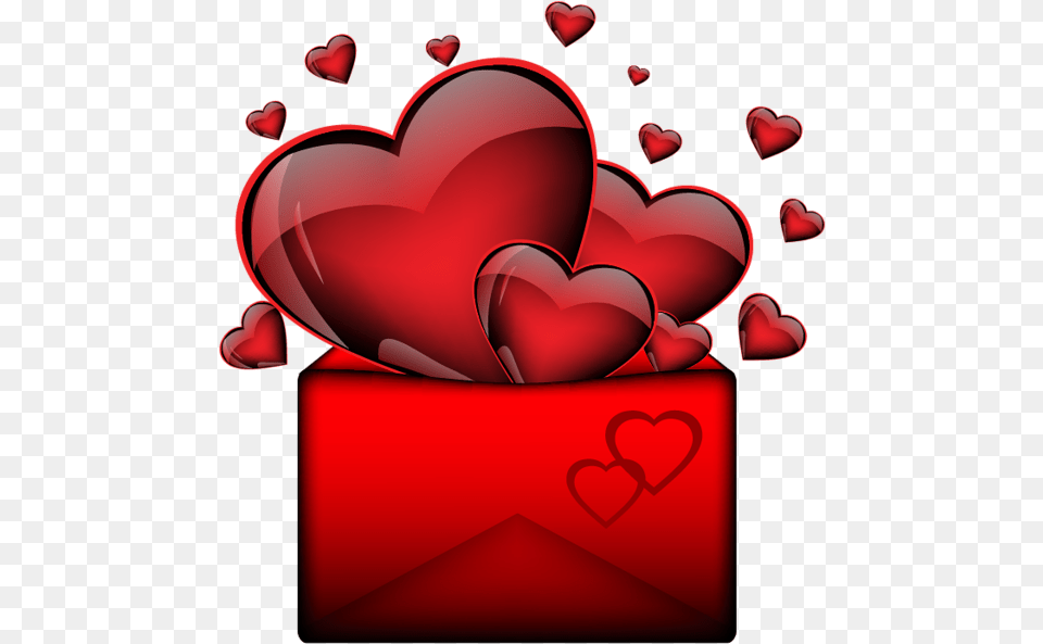 Hearts With Letter Clipart Bellos Corazones Amour Bisous, Heart, Dynamite, Weapon Free Transparent Png