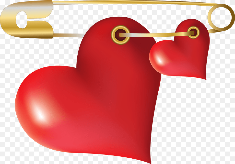 Hearts With Safety Pin Clipart Safety Pin Clip Free Transparent Png