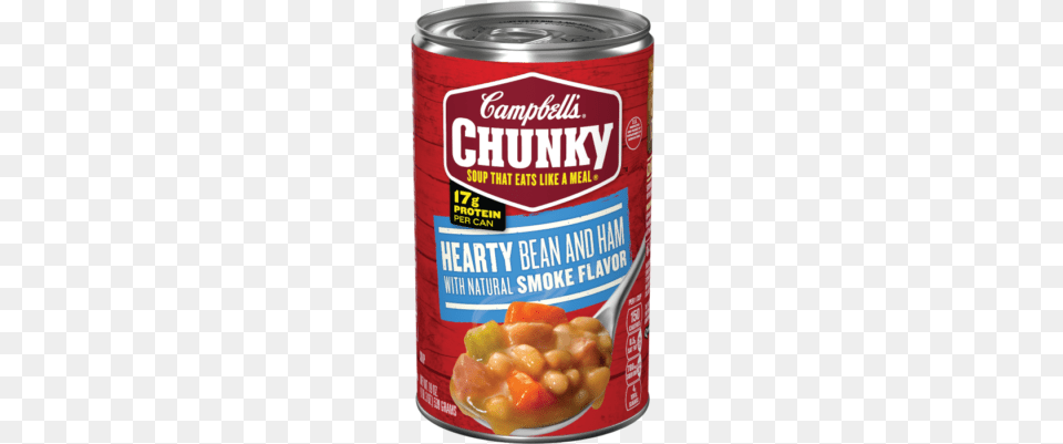 Hearty Bean Amp Ham Soup With Natural Smoke Flavor Campbell39s Chunky Chicken Noodle Soup, Tin, Aluminium, Can, Canned Goods Png