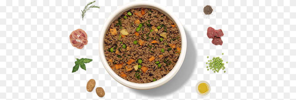 Hearty Beef Eats Dog Food Bowls, Meal, Lunch, Dish, Produce Free Png