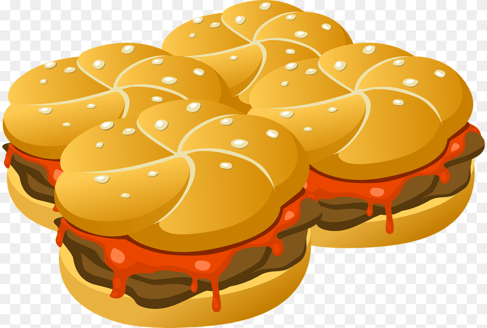 Hearty Groddle Sammich Clipart, Burger, Food Png Image