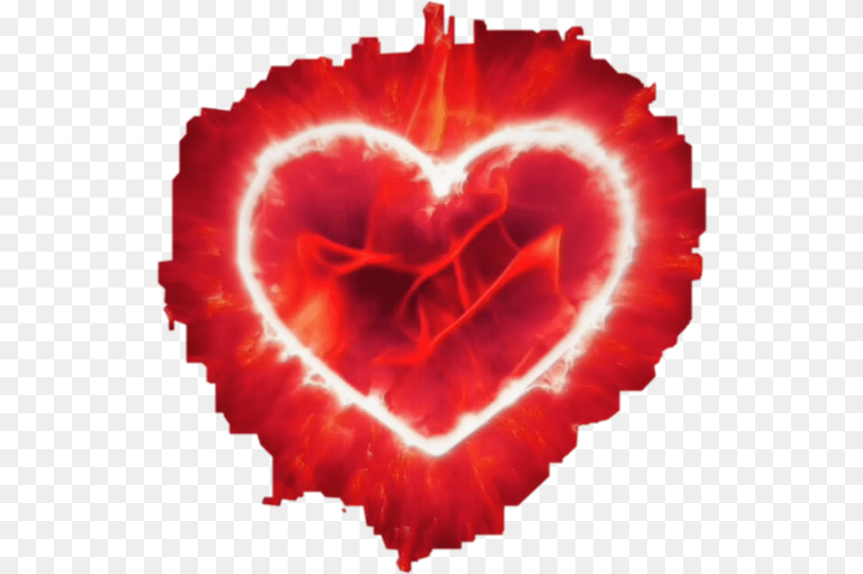 Heary Red Fireheart Lazers Freetoedit Corazon Fuerte Y Feliz, Heart, Symbol Png
