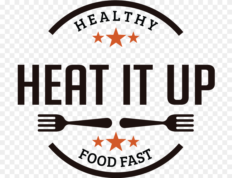 Heat It Up Emblem, Logo, Symbol, Cutlery, Fork Free Transparent Png