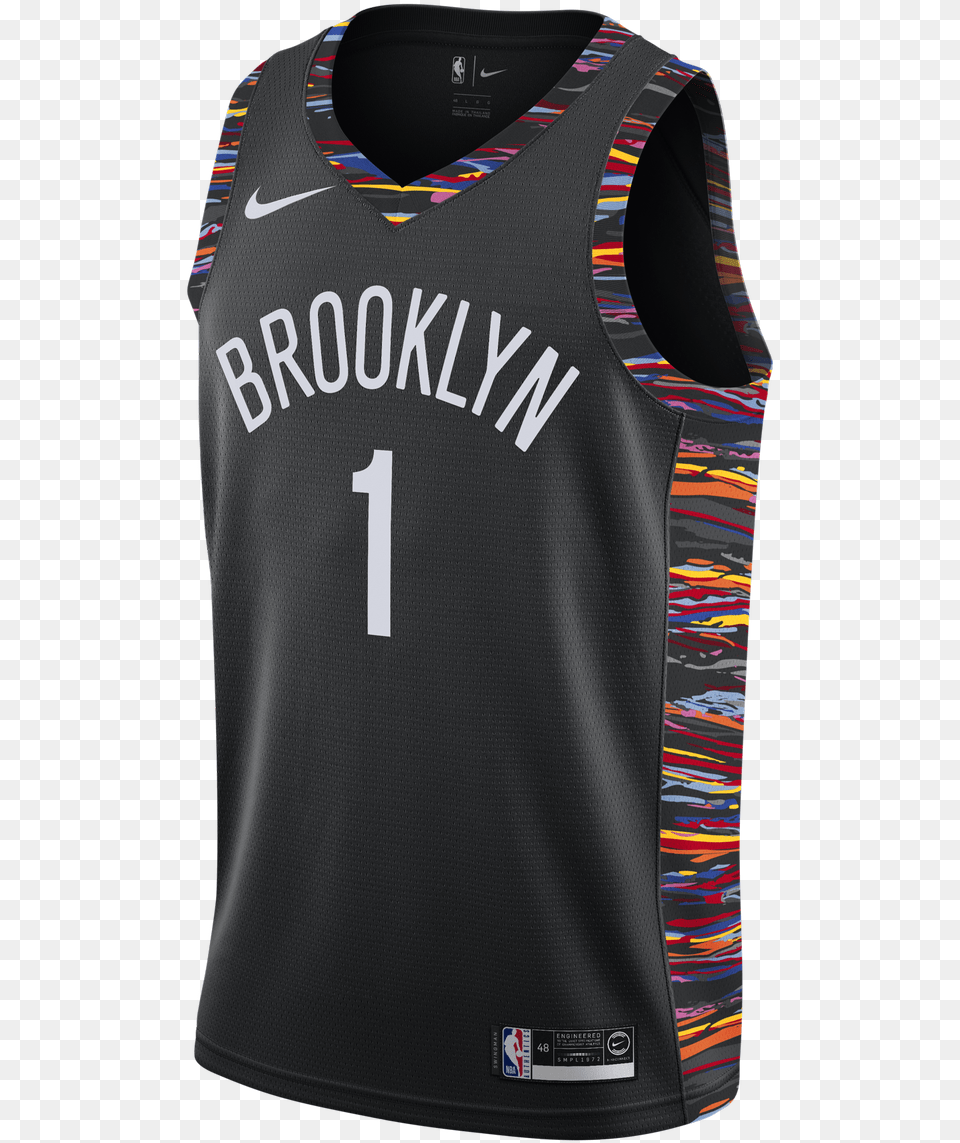 Heat South Beach 3 Wolves Prince Links For Brooklyn Nets City Edition Jersey, Clothing, Shirt, Person Free Png