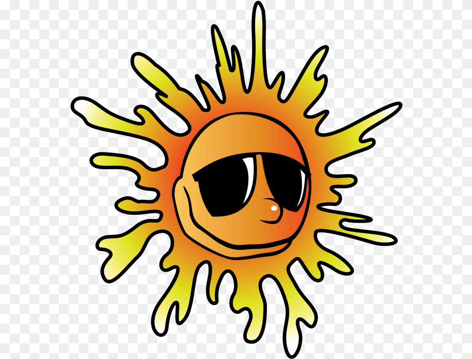 Heat Summer Sun Cool Sunglasses Beach Glasses Sun With Glasses, Accessories, Logo, Emblem, Symbol Free Png Download