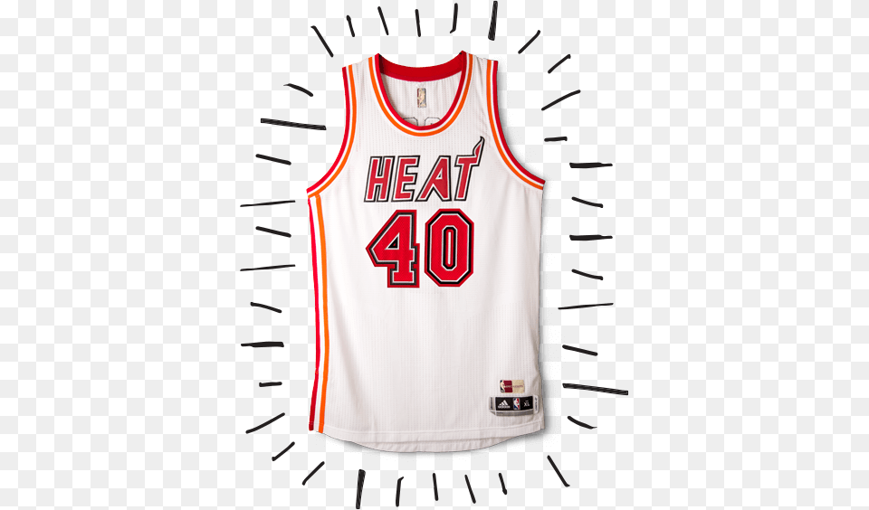 Heat Throwback Uniform Collection Miami Heat Nba, Clothing, Shirt, Jersey Free Png