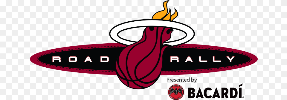 Heat To Host Road Rally Presented By Bacardi U2013 April 2 Miami Heat Nba Escudos, Light Free Png