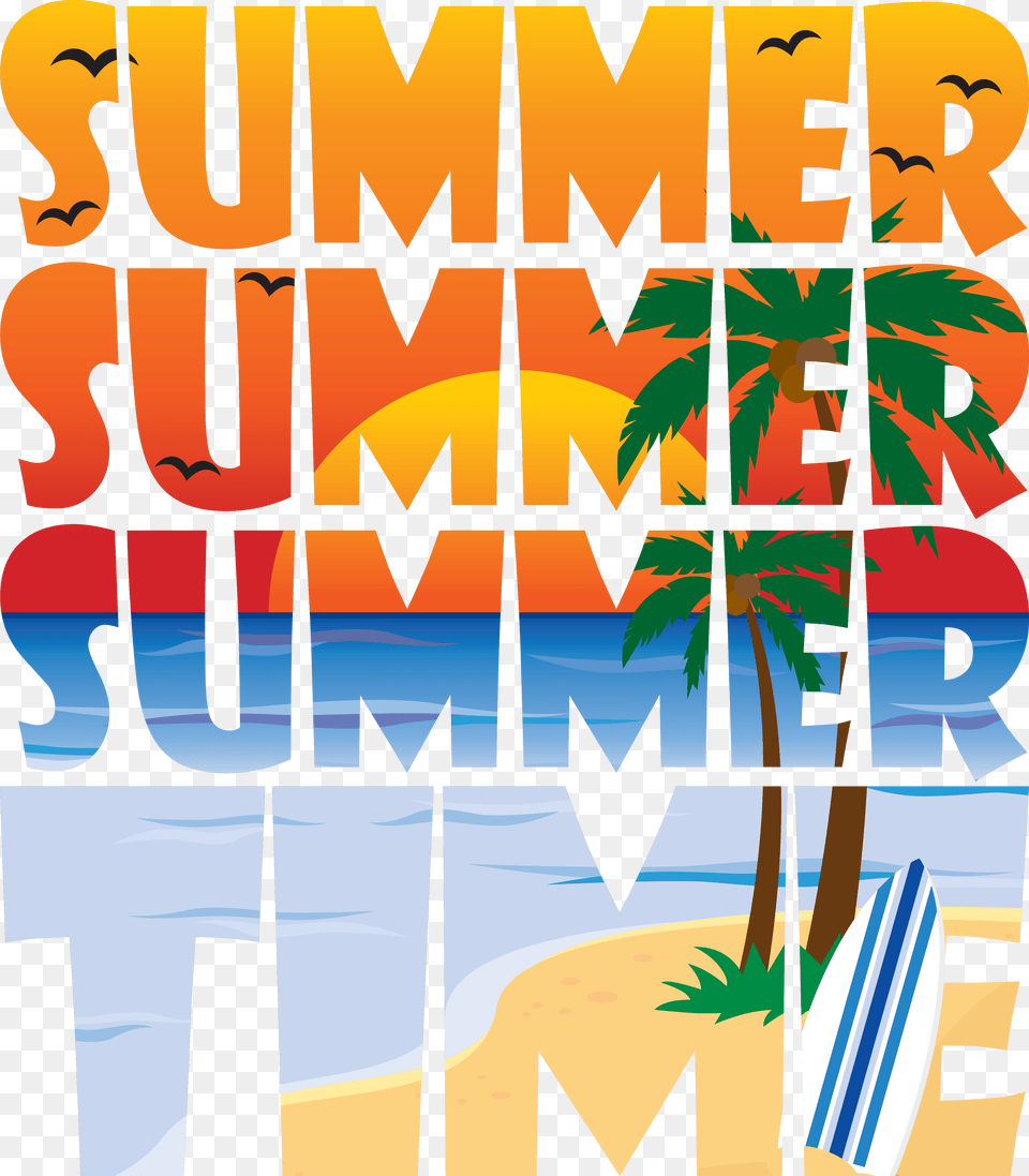 Heat Wave, Summer, Art, Advertisement, Poster Free Png Download