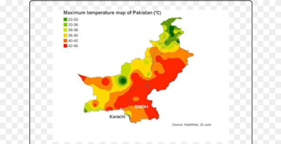 Heat Wave Condition In 2015 Pakistan Map Of Pakistan Of 2018, Chart, Plot, Animal, Atlas Free Transparent Png