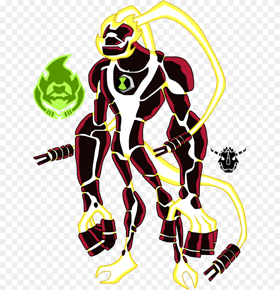 Heatblast Ben 10 Fusion, Art, Graphics, Person, Book Free Png