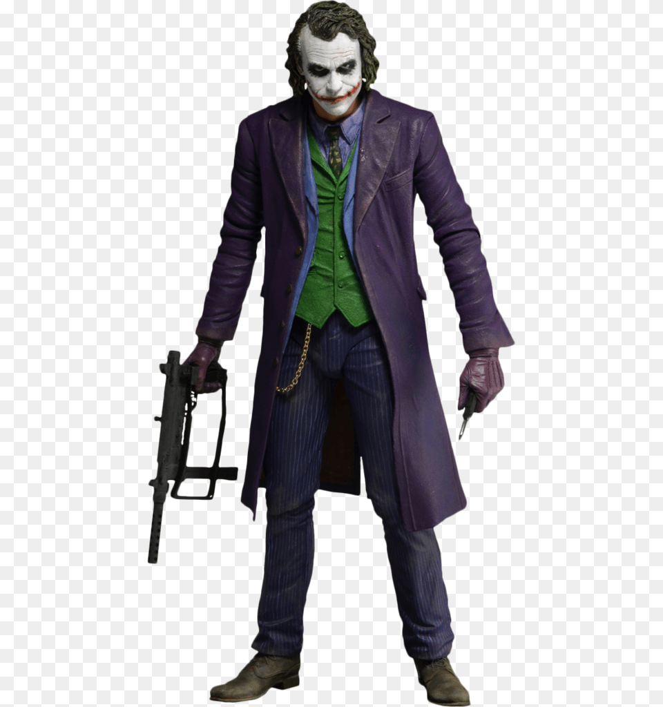 Heath Ledger Joker, Person, Clothing, Coat, Costume Png