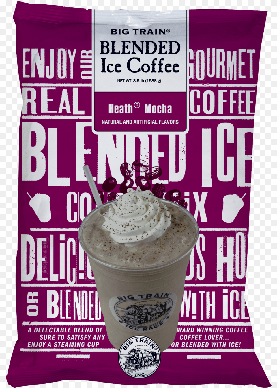 Heath Mocha Frapp Coffee, Cream, Dessert, Food, Whipped Cream Png Image