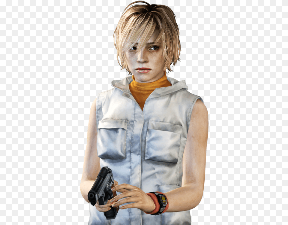 Heather Mason Silent Hill, Hair, Person, Gun, Firearm Free Png