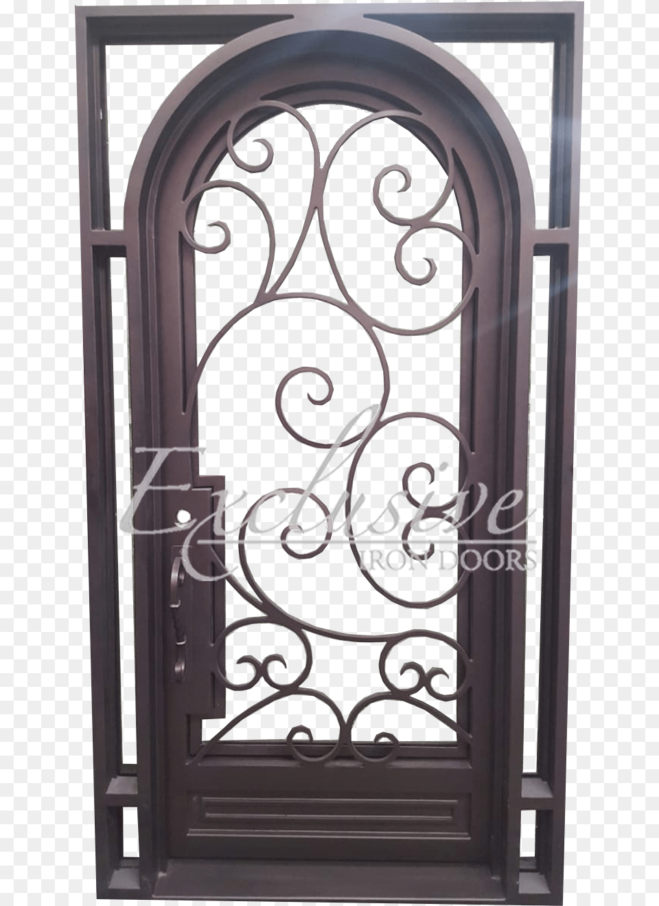 Heather Round Single Iron Door Home Door, Gate, Arch, Architecture, Building Free Transparent Png