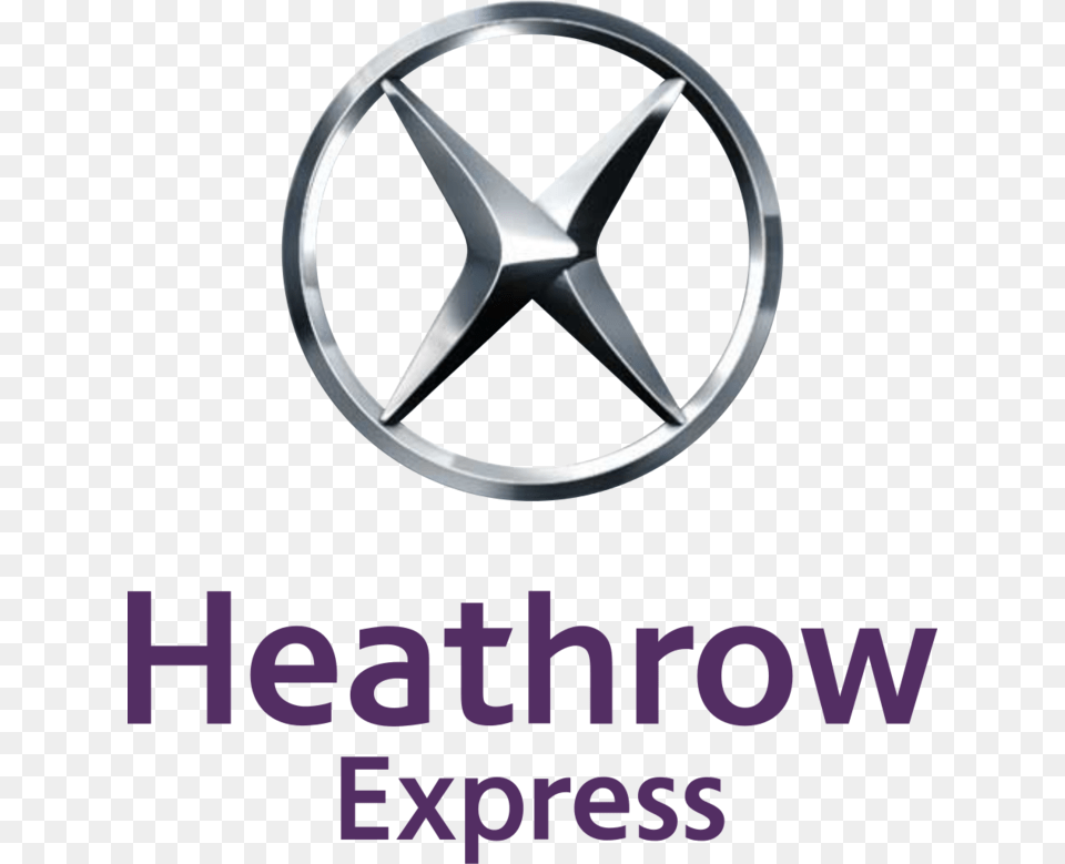 Heathrow Express Train Logo, Symbol, Machine, Wheel Png Image