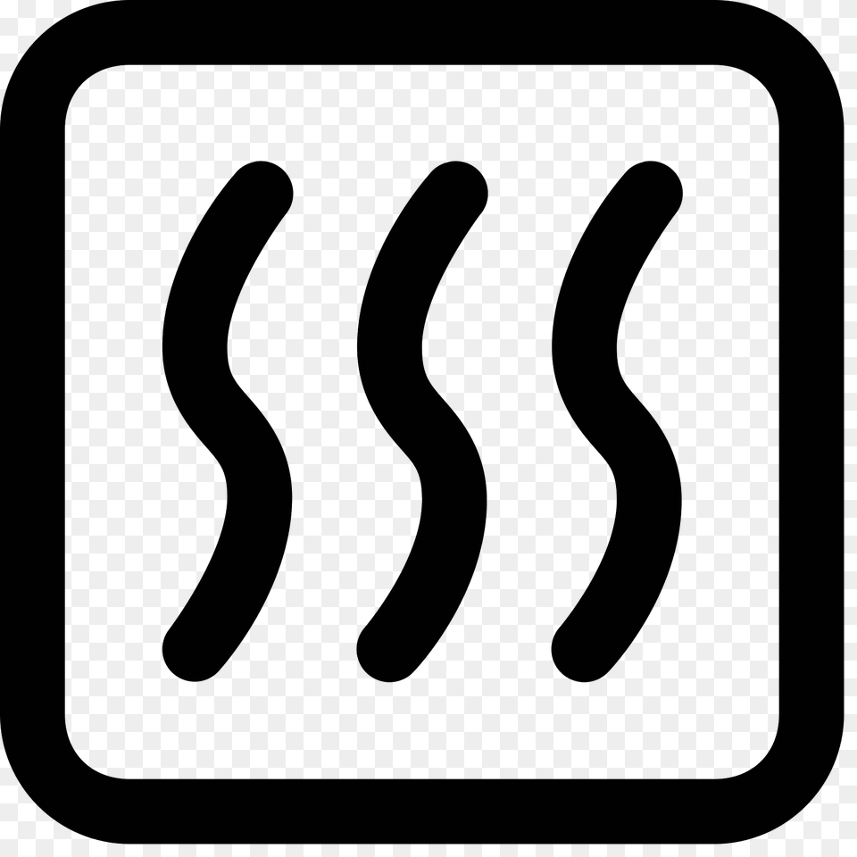 Heating Icon, Gray Png